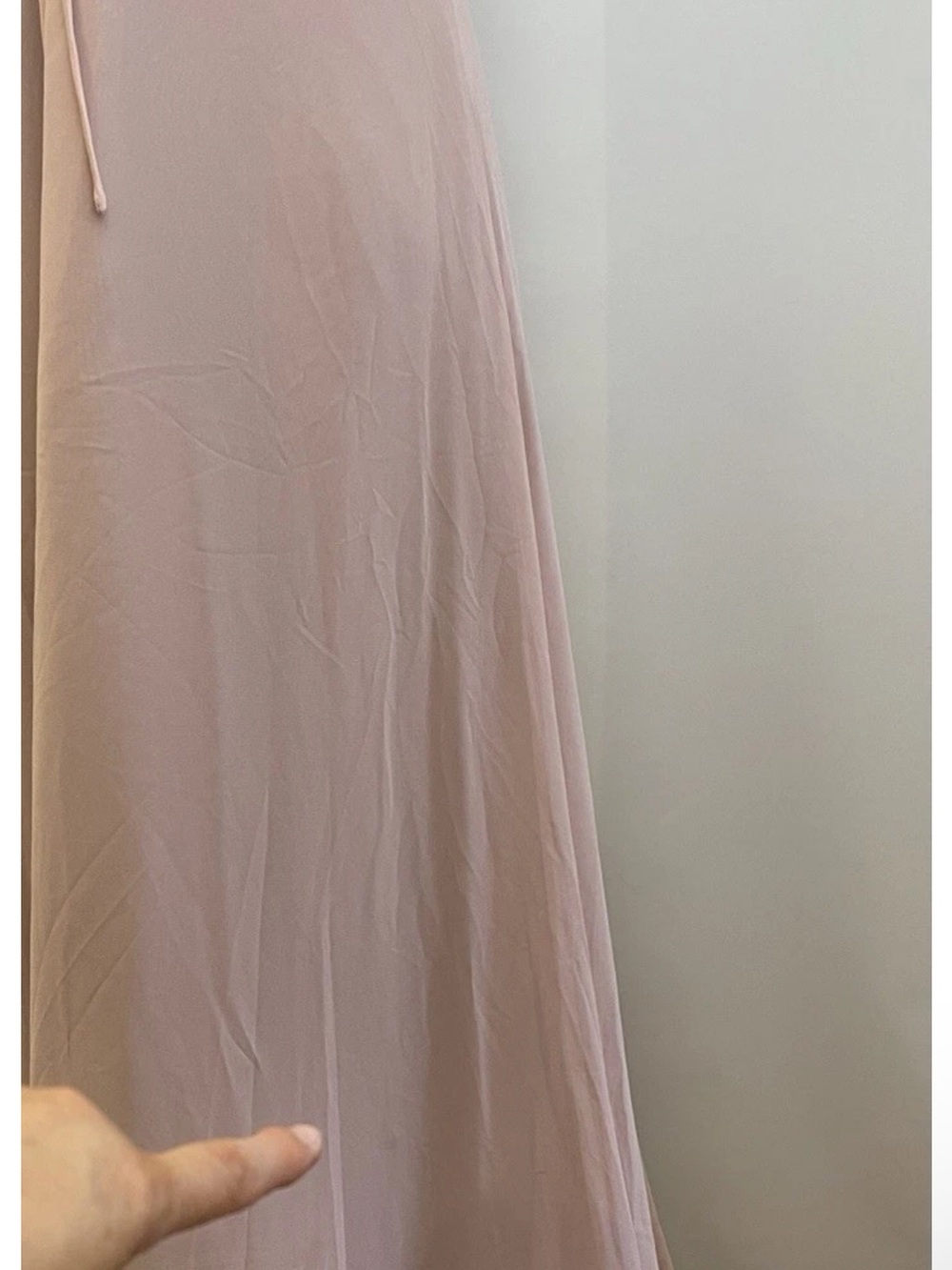 Hailey Paige Dress Women’s 16 5861-M Dusty Rose Lace Chiffon Long Full Long Prom - Picture 16 of 16